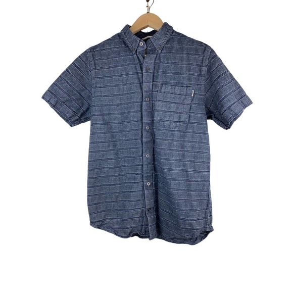Dravus Men's Size S Blue Button Up Shirt - Picture 1 of 8